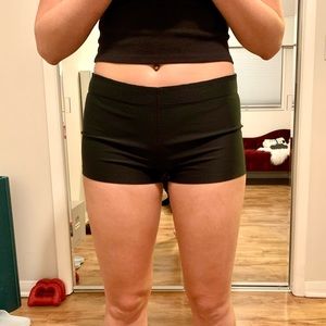 ROXY black athletic shorts